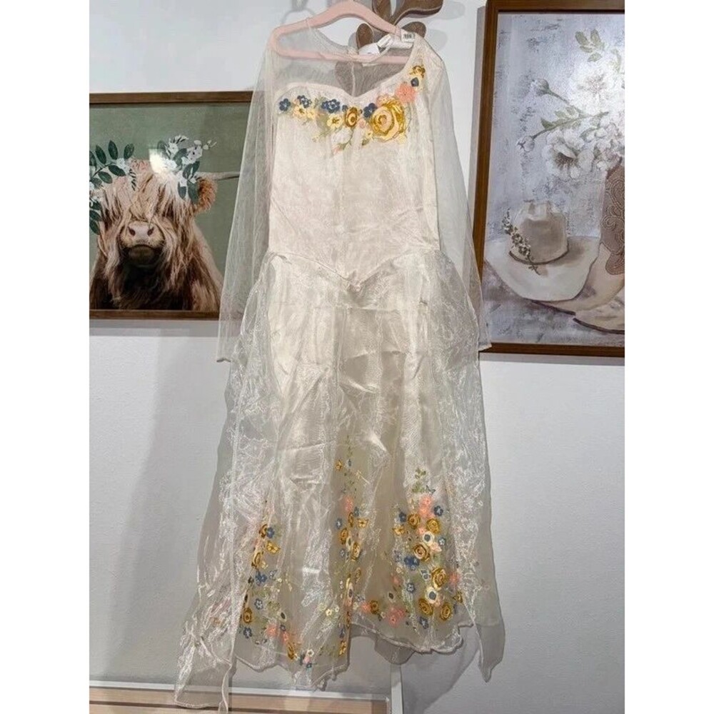 Princess Cinderella bride Halloween costume dress up size M 7/8
